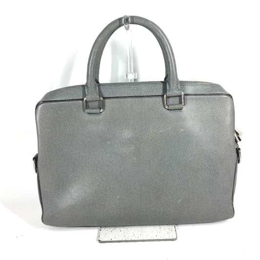 LOUIS VUITTON Business bag M32711 Taiga Leather gray Taiga Taiga Porto Document Business PDB mens Secondhand Authentic