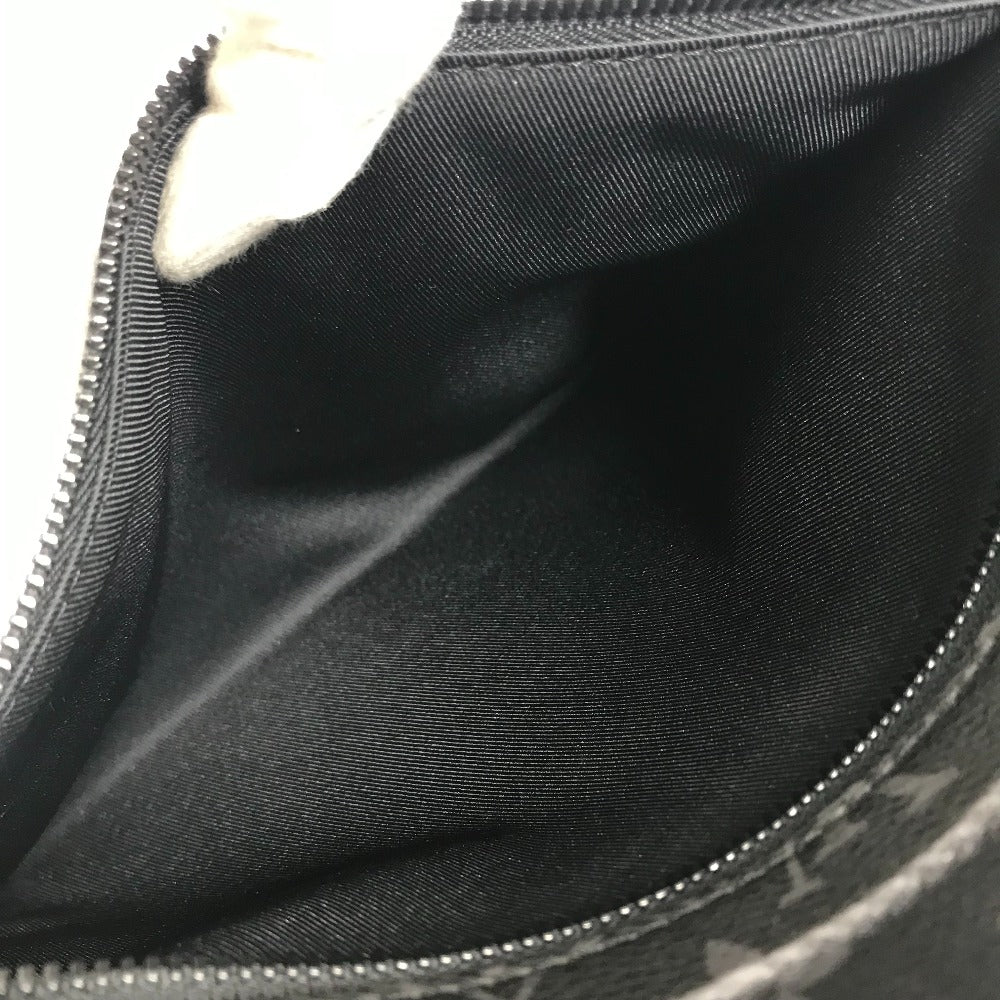 LOUIS VUITTON Clutch bag M63373 Plastics, Leather black Monogram Eclipse Glaze, Japan, Tokyo, Shinjuku Isetan Exclusive Pochette Cosmos mens Used Authentic