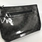 LOUIS VUITTON Clutch bag M63373 Plastics, Leather black Monogram Eclipse Glaze, Japan, Tokyo, Shinjuku Isetan Exclusive Pochette Cosmos mens Used Authentic