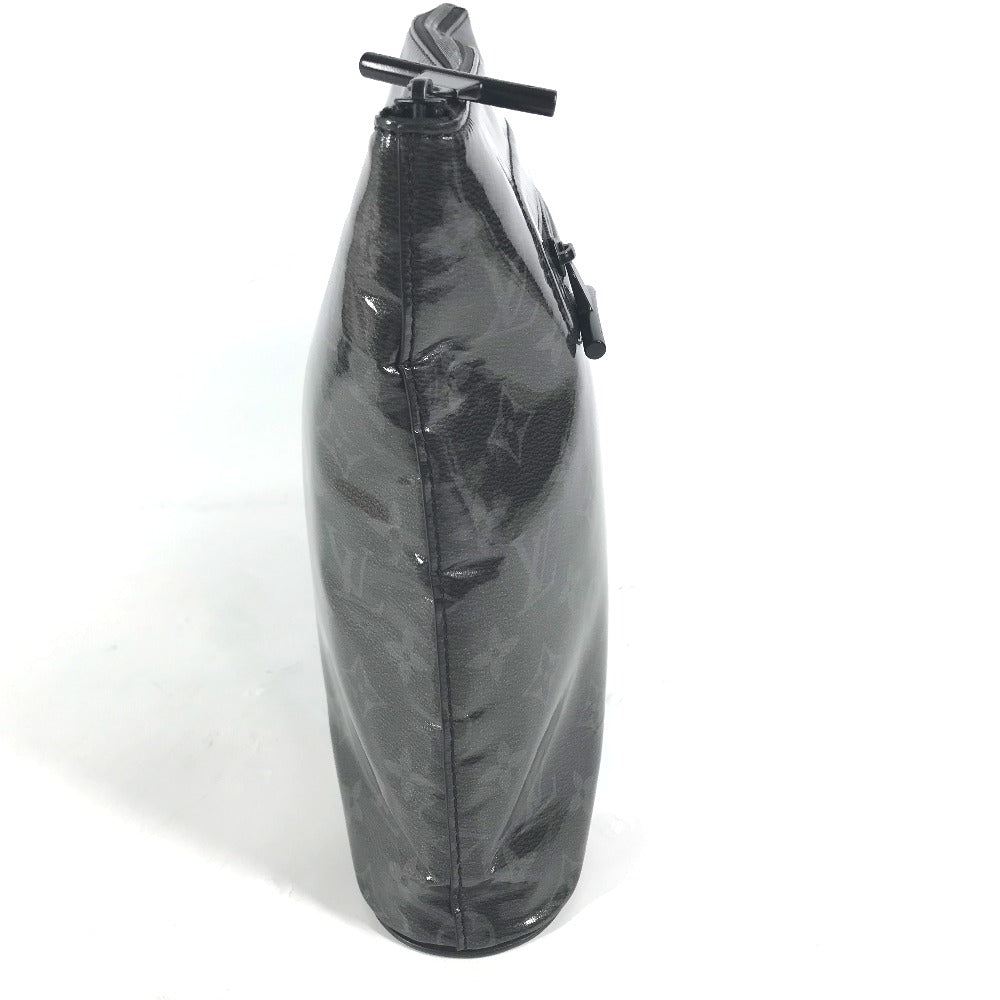 LOUIS VUITTON Clutch bag M63373 Plastics, Leather black Monogram Eclipse Glaze, Japan, Tokyo, Shinjuku Isetan Exclusive Pochette Cosmos mens Used Authentic