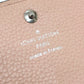 LOUIS VUITTON Long Wallet Purse M60145 monogram mahina leather pink Monogram Mahina Portefeuille Iris
