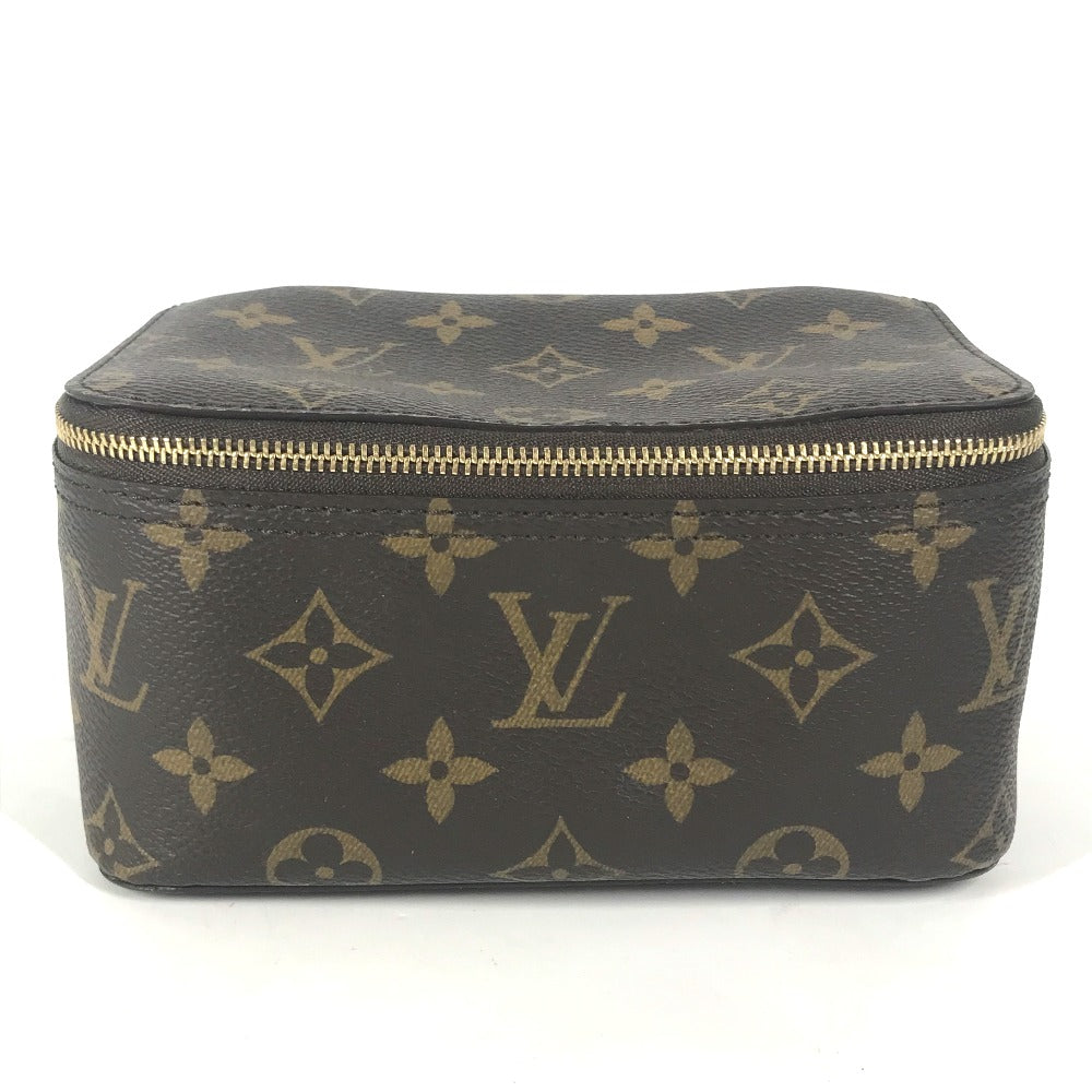 LOUIS VUITTON Pouch M43688 Monogram canvas Brown Monogram Cube de Langemont PM Women Used Authentic