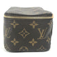 LOUIS VUITTON Pouch M43688 Monogram canvas Brown Monogram Cube de Langemont PM Women Used Authentic