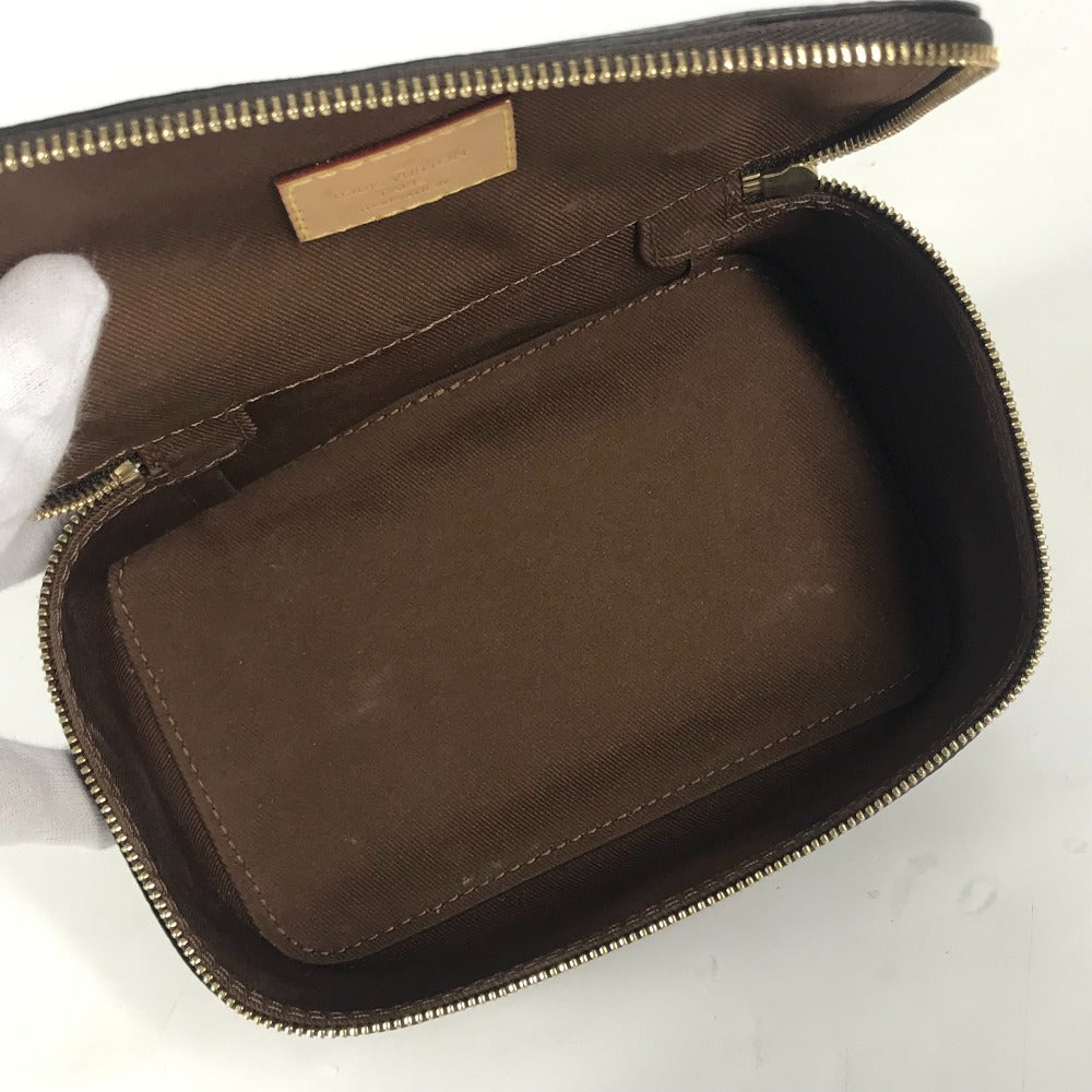 LOUIS VUITTON Pouch M43688 Monogram canvas Brown Monogram Cube de Langemont PM Women Used Authentic