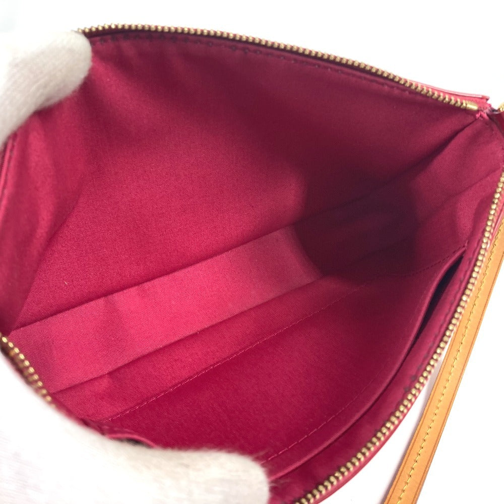 LOUIS VUITTON Shoulder Bag M91574 Monogram Vernis pink Monogram Vernis Pochette Accessoires