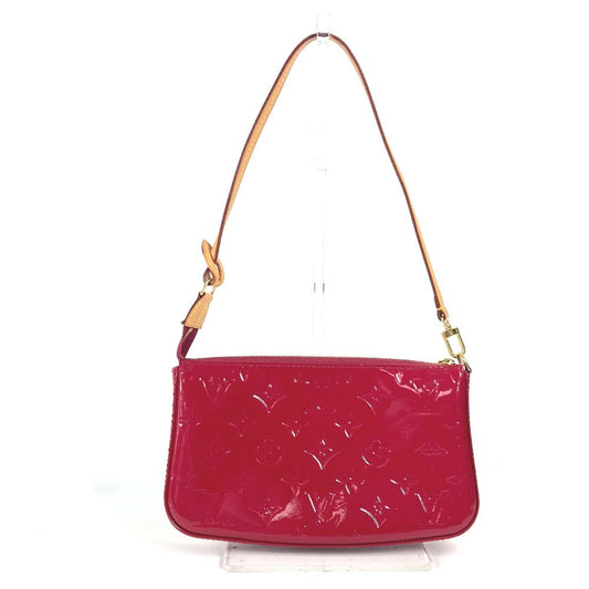 LOUIS VUITTON Shoulder Bag M91574 Monogram Vernis pink Monogram Vernis Pochette Accessoires