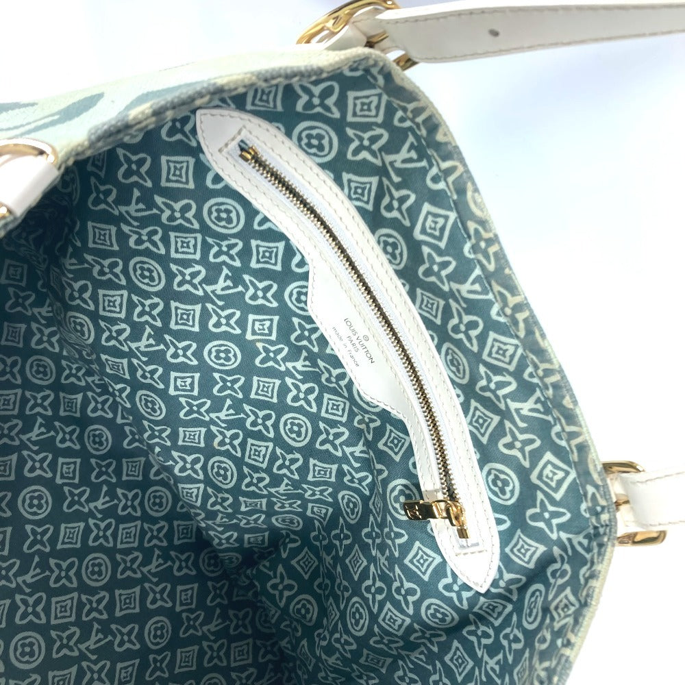 LOUIS VUITTON Shoulder Bag M95678 Canvas / leather green Cruise line Taicienne PM Women Used Authentic