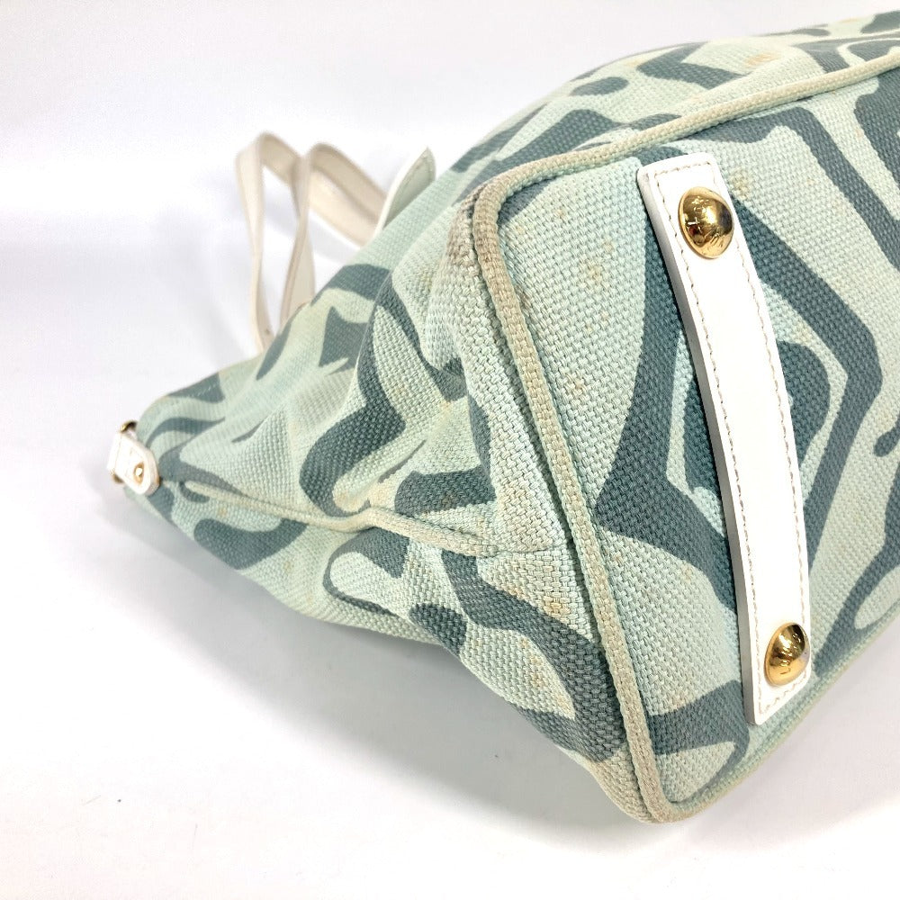 LOUIS VUITTON Shoulder Bag M95678 Canvas / leather green Cruise line Taicienne PM Women Used Authentic