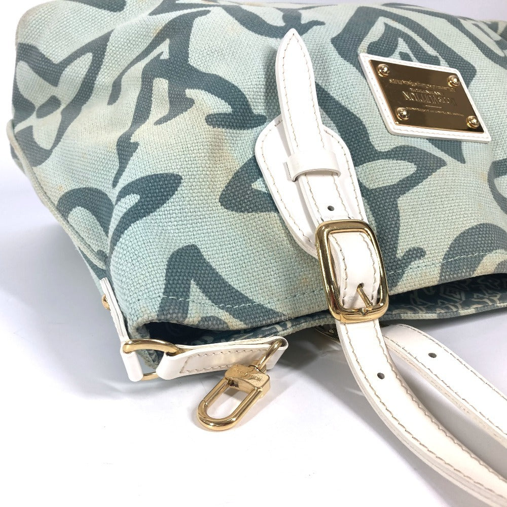 LOUIS VUITTON Shoulder Bag M95678 Canvas / leather green Cruise line Taicienne PM Women Used Authentic