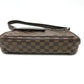 LOUIS VUITTON Shoulder Bag N51129 Damier canvas Brown Damier Aubagne Women Used Authentic
