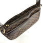 LOUIS VUITTON Shoulder Bag N51129 Damier canvas Brown Damier Aubagne Women Used Authentic