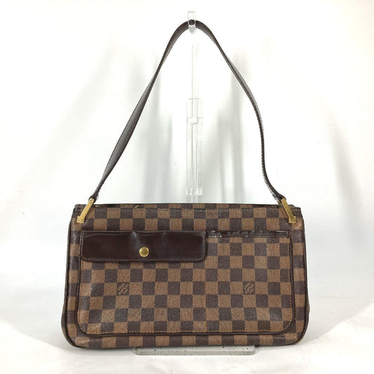 LOUIS VUITTON Shoulder Bag  N51129  Damier canvas Brown Damier Aubagne Women Used Authentic