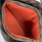 LOUIS VUITTON Shoulder Bag  N51129  Damier canvas Brown Damier Aubagne Women Used Authentic