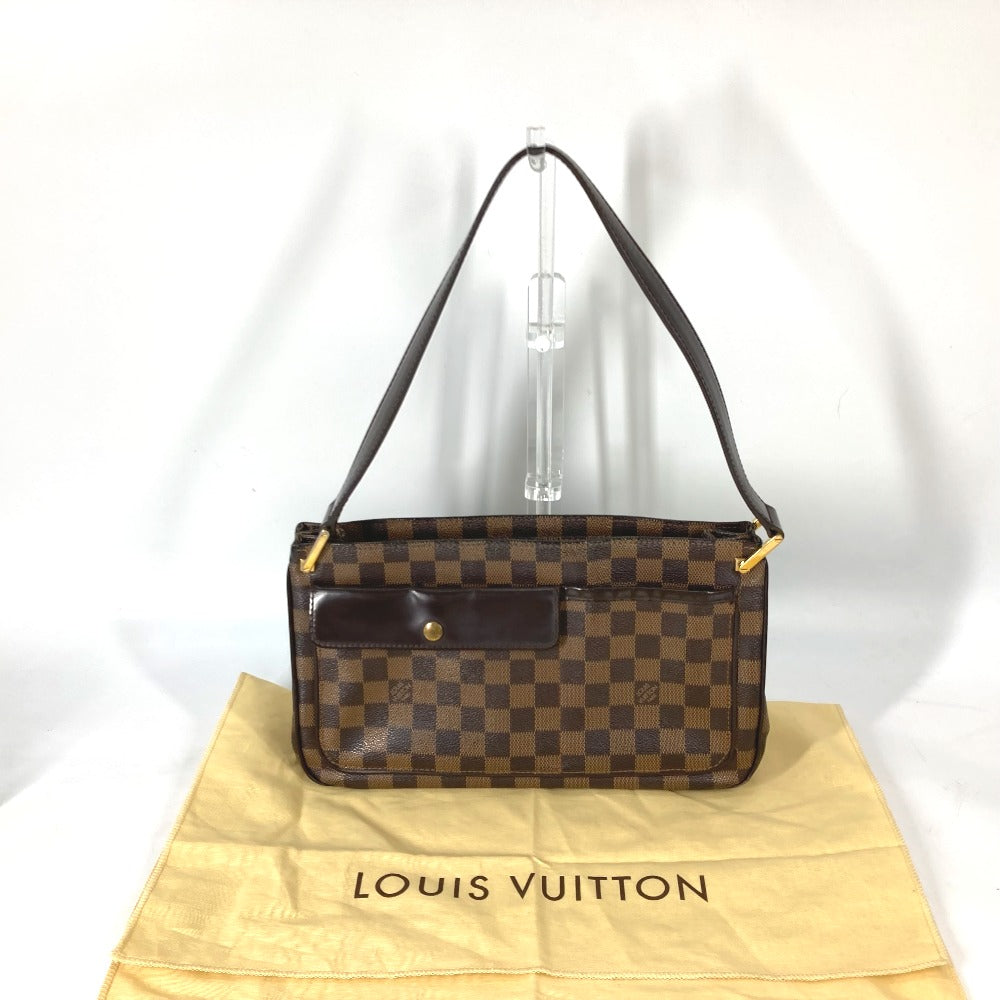 LOUIS VUITTON Shoulder Bag  N51129  Damier canvas Brown Damier Aubagne Women Used Authentic
