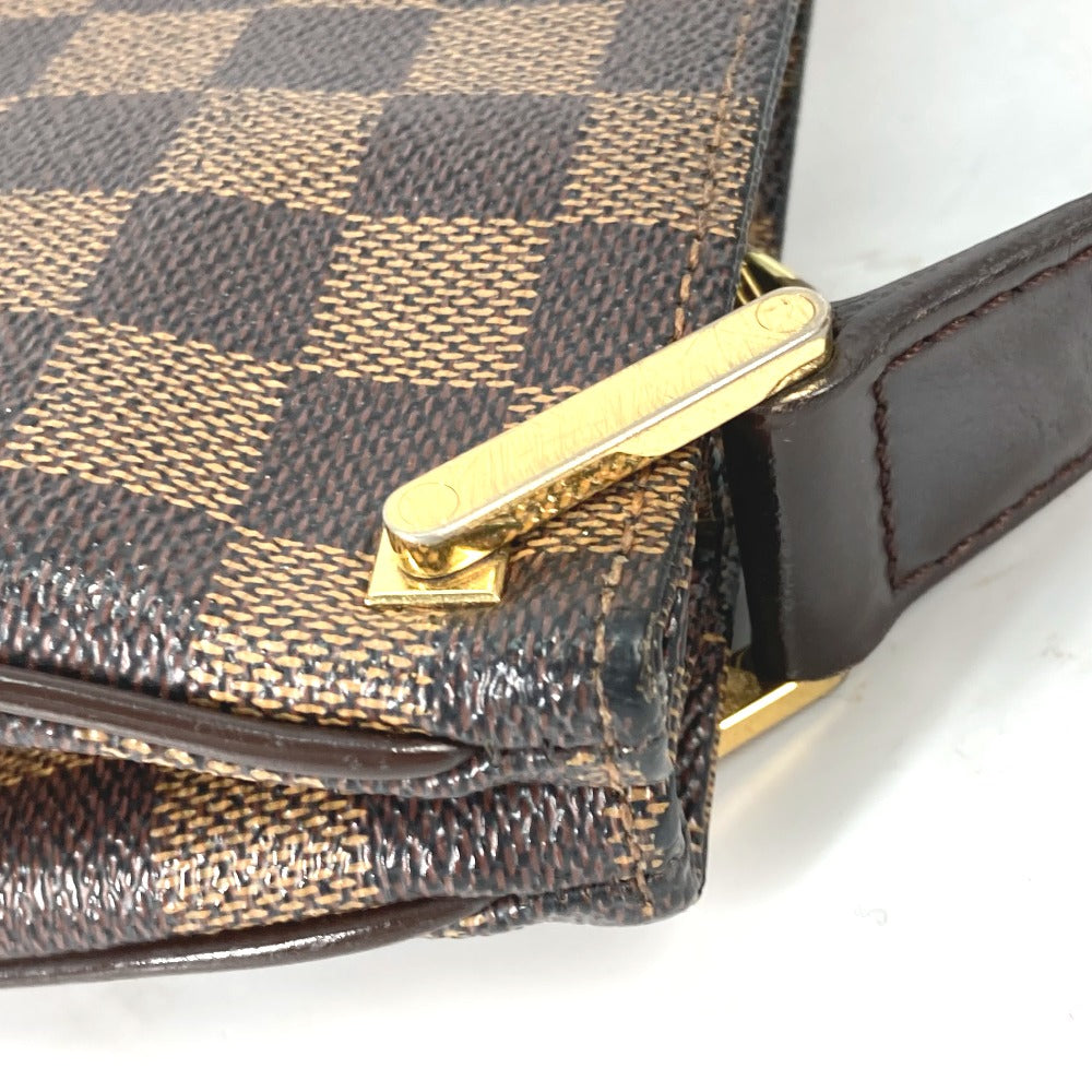 LOUIS VUITTON Shoulder Bag  N51129  Damier canvas Brown Damier Aubagne Women Used Authentic