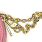 LOUIS VUITTON Coin case M90496  Monogram Vernis pink Monogram Vernis Porto Monecourt Heart Women Used Authentic