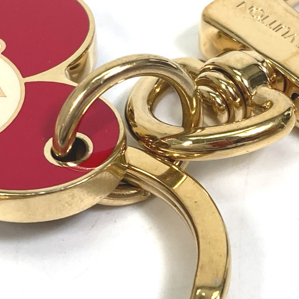 LOUIS VUITTON Bag charm M69860 metal gold Porto Cle Charm Vivienne Key ring unisex(Unisex) Used Authentic