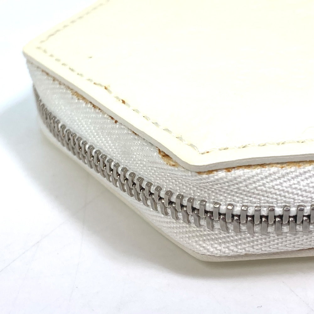 LOUIS VUITTON Coin case M58219 Patent leather white Vernis Porto Monefrocon Women Used Authentic
