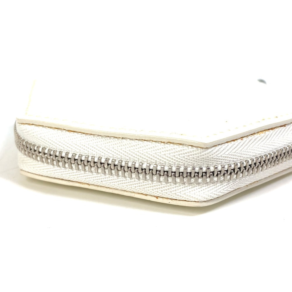 LOUIS VUITTON Coin case M58219 Patent leather white Vernis Porto Monefrocon Women Used Authentic