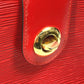 LOUIS VUITTON Shoulder Bag M52257 Epi Leather Red Epi Cluny Women Used Authentic