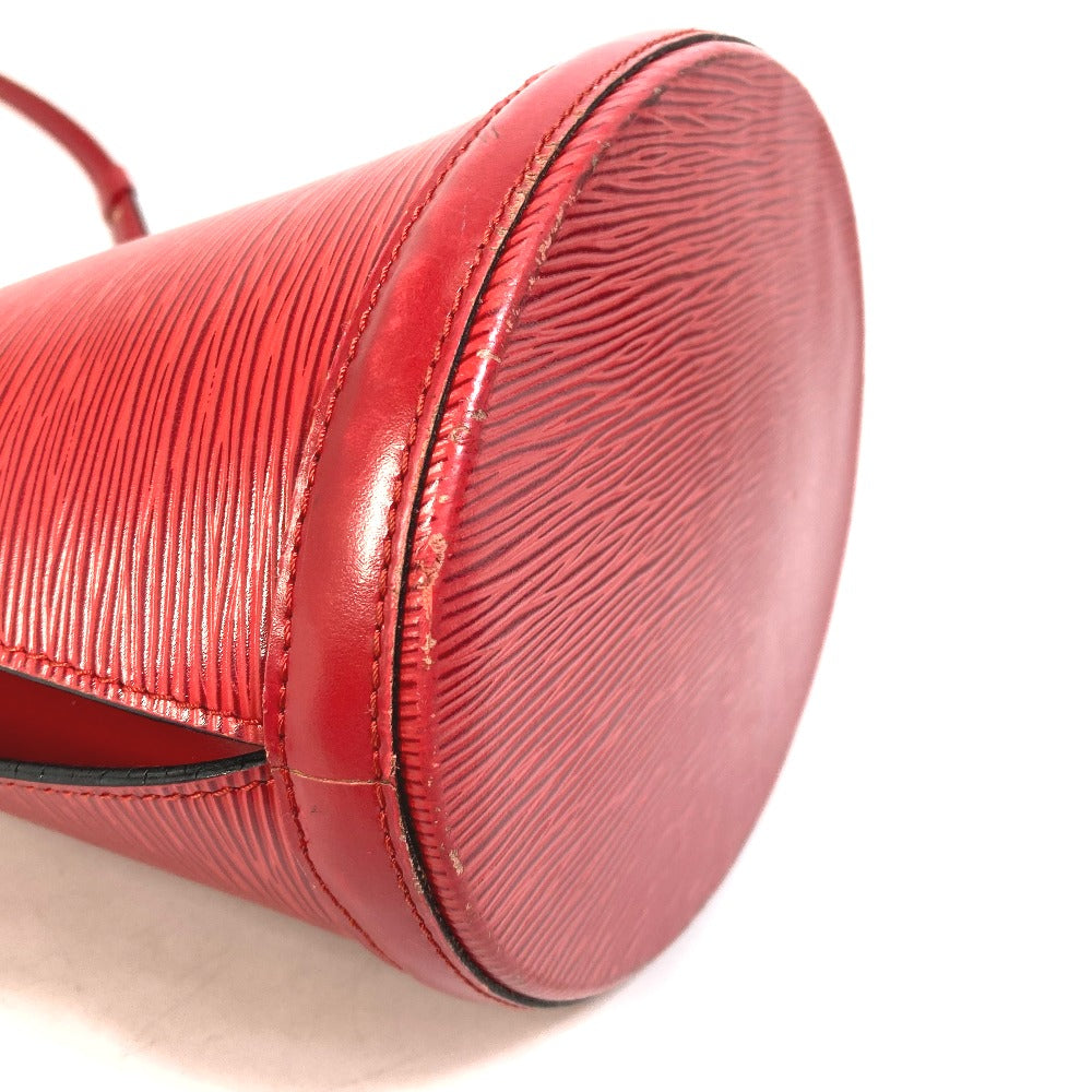 LOUIS VUITTON Shoulder Bag M52257 Epi Leather Red Epi Cluny Women Used Authentic