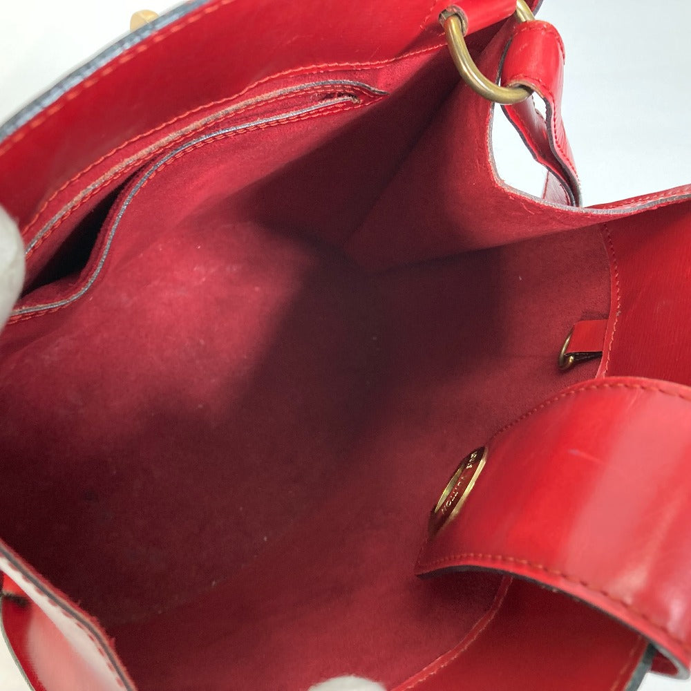 LOUIS VUITTON Shoulder Bag M52257 Epi Leather Red Epi Cluny Women Used Authentic