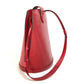LOUIS VUITTON Shoulder Bag M52257 Epi Leather Red Epi Cluny Women Used Authentic