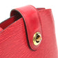 LOUIS VUITTON Shoulder Bag M52257 Epi Leather Red Epi Cluny Women Used Authentic