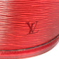 LOUIS VUITTON Shoulder Bag M52257 Epi Leather Red Epi Cluny Women Used Authentic