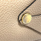LOUIS VUITTON Pouch M61477 leather beige pouch with flap Pochette Rivet GM Women Used Authentic