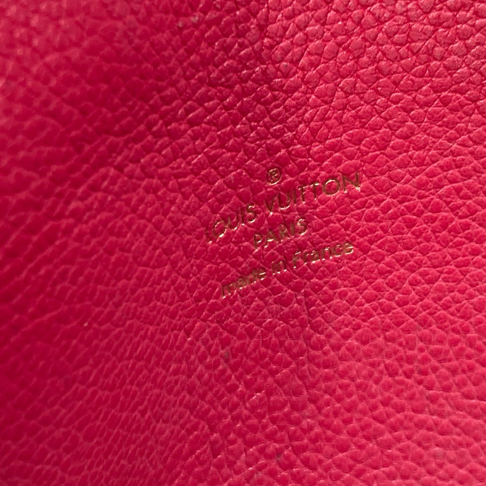 LOUIS VUITTON Pouch M61477 leather beige pouch with flap Pochette Rivet GM Women Used Authentic