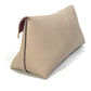 LOUIS VUITTON Pouch M61477 leather beige pouch with flap Pochette Rivet GM Women Used Authentic