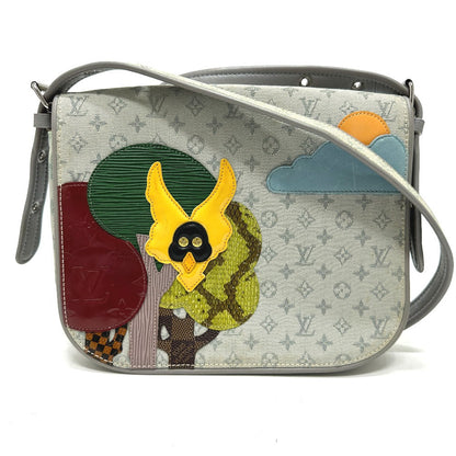 LOUIS VUITTON Shoulder Bag M92279 Monogram mini canvas gray Monogram mini Conte Def Musette Women Used Authentic