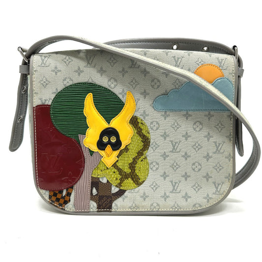 LOUIS VUITTON Shoulder Bag M92279 Monogram mini canvas gray Monogram mini Conte Def Musette Women Used Authentic