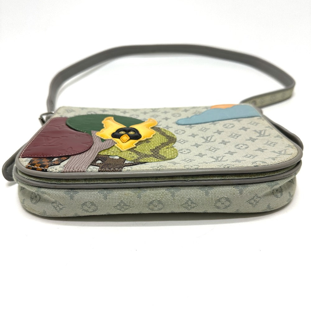 LOUIS VUITTON Shoulder Bag M92279 Monogram mini canvas gray Monogram mini Conte Def Musette Women Used Authentic