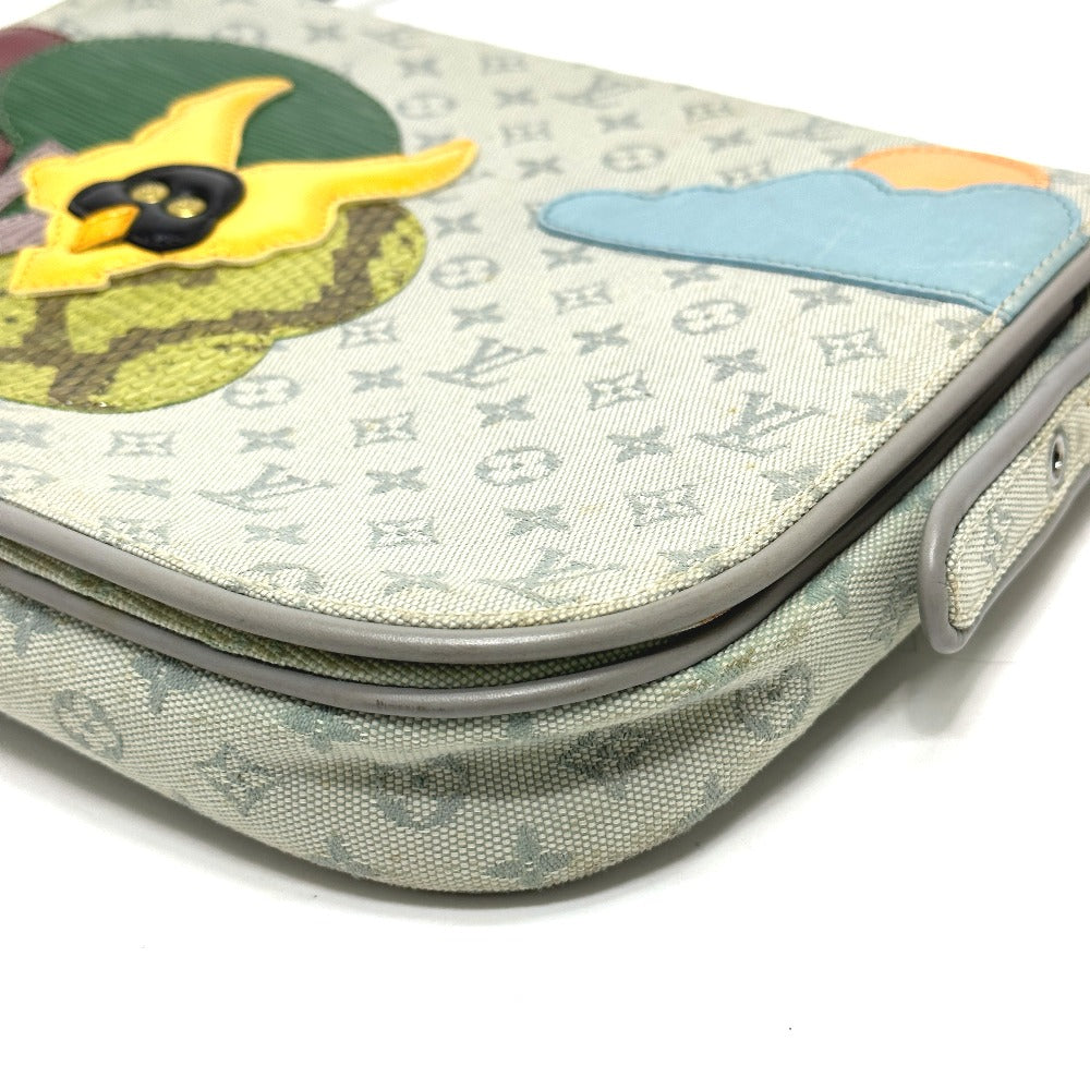 LOUIS VUITTON Shoulder Bag M92279 Monogram mini canvas gray Monogram mini Conte Def Musette Women Used Authentic