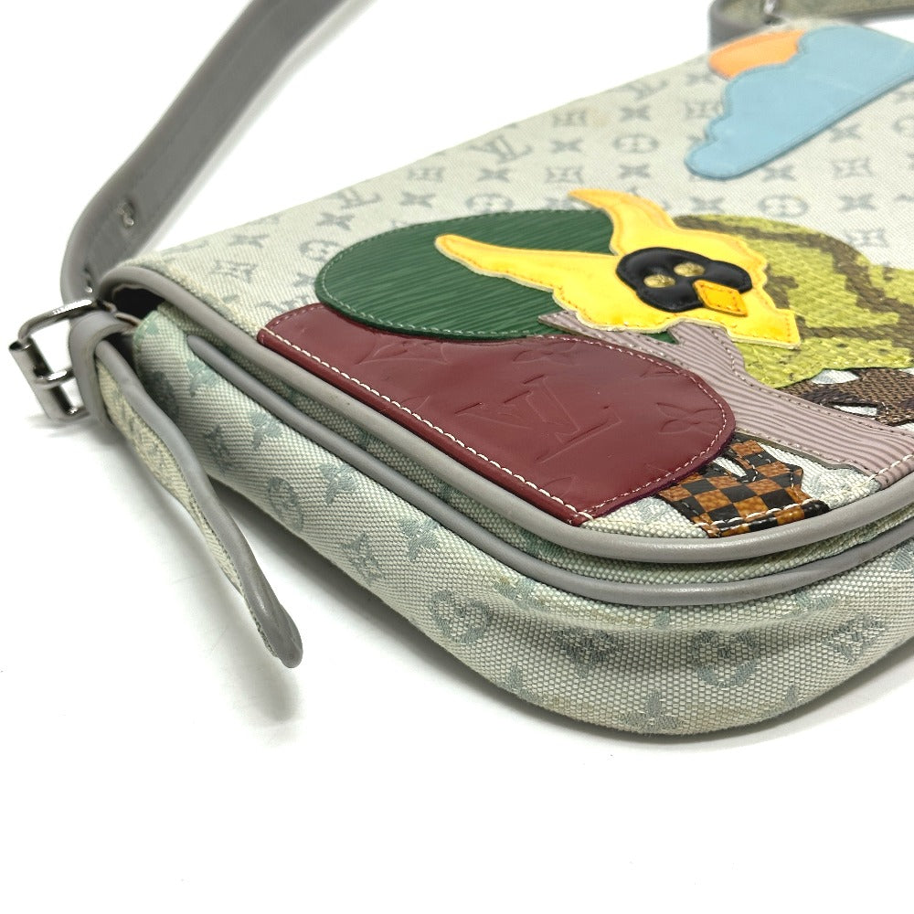 LOUIS VUITTON Shoulder Bag M92279 Monogram mini canvas gray Monogram mini Conte Def Musette Women Used Authentic