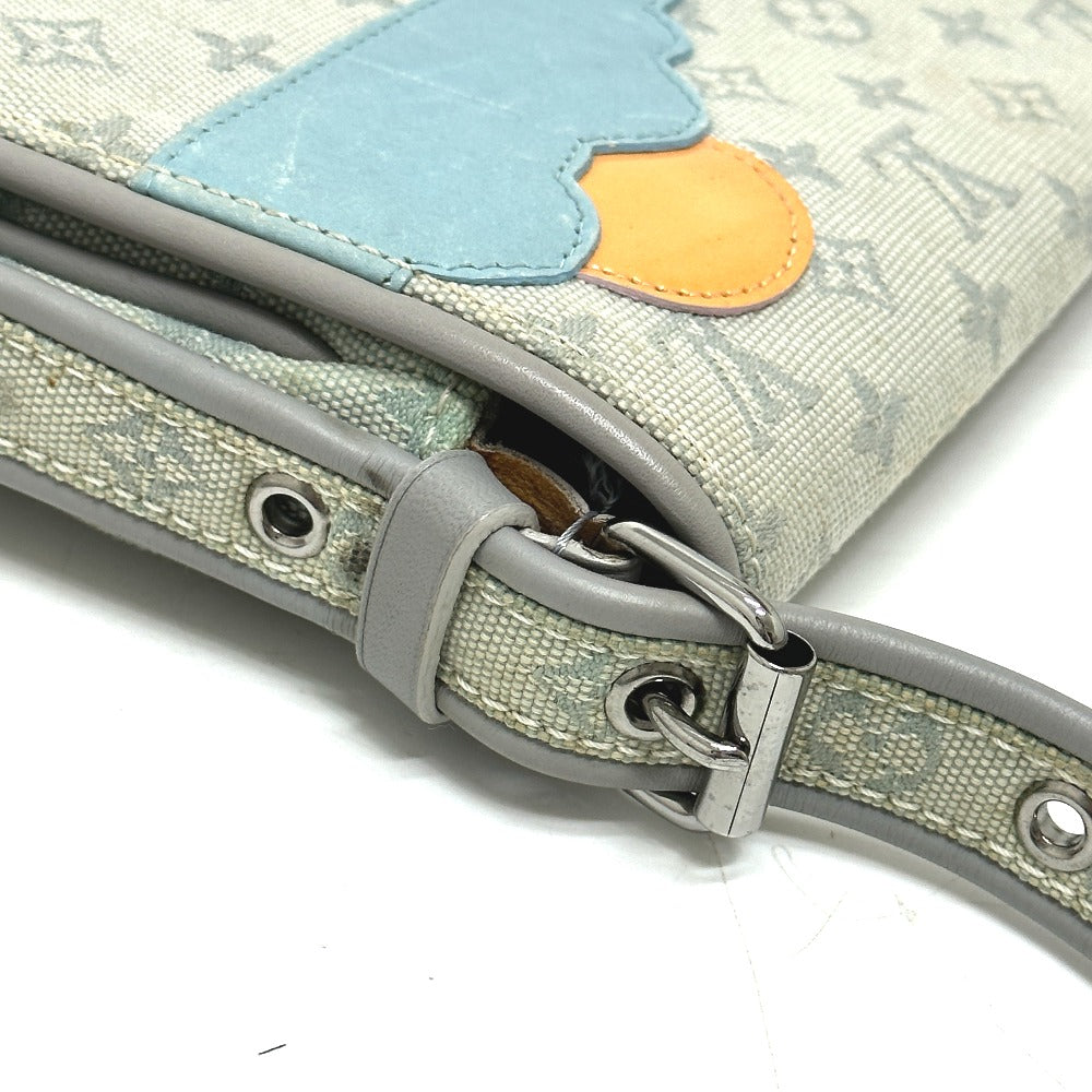 LOUIS VUITTON Shoulder Bag M92279 Monogram mini canvas gray Monogram mini Conte Def Musette Women Used Authentic