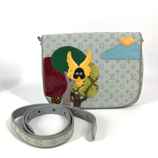 LOUIS VUITTON Shoulder Bag M92279 Monogram mini canvas gray Monogram mini Musette Comte de Fe Women Used Authentic