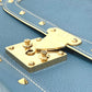 LOUIS VUITTON Shoulder Bag M91821 Suhari leather blue Suhari Tarantue Women Used Authentic