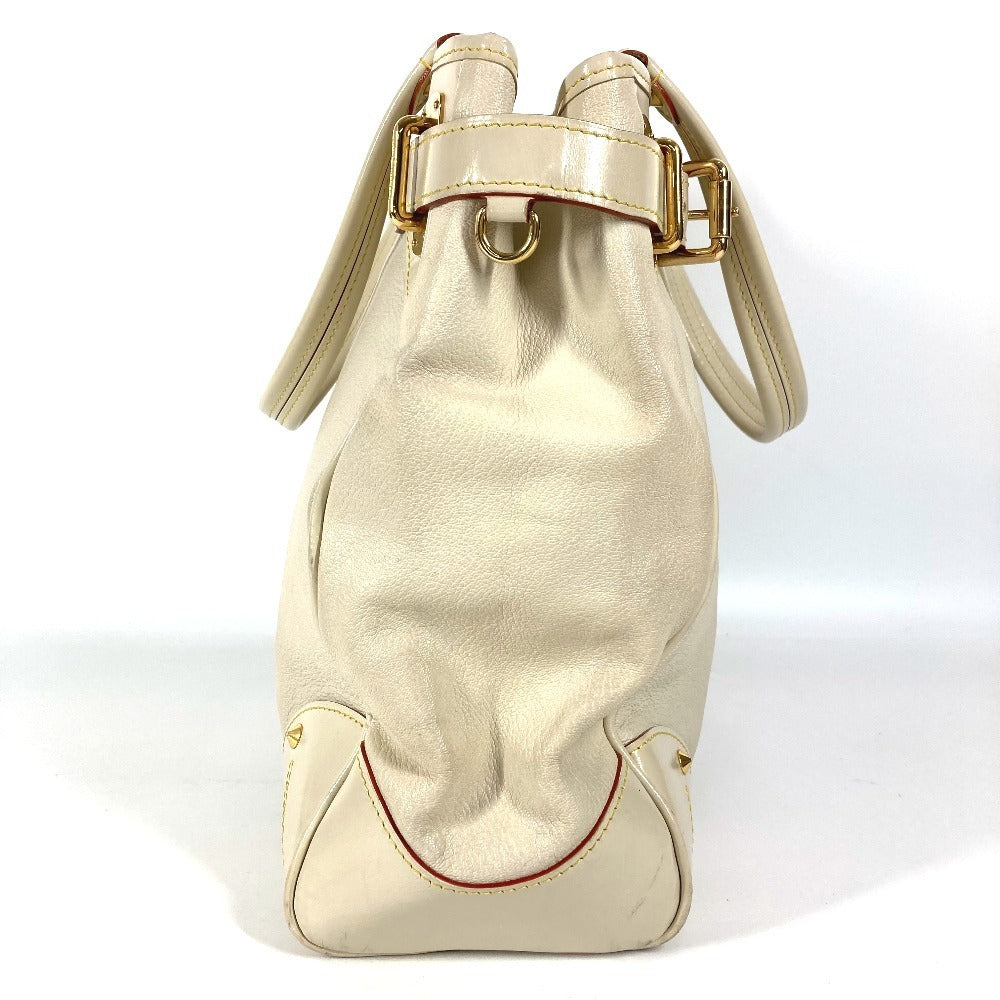 LOUIS VUITTON Tote Bag M95651 Suhari leather white Suhari Majesty