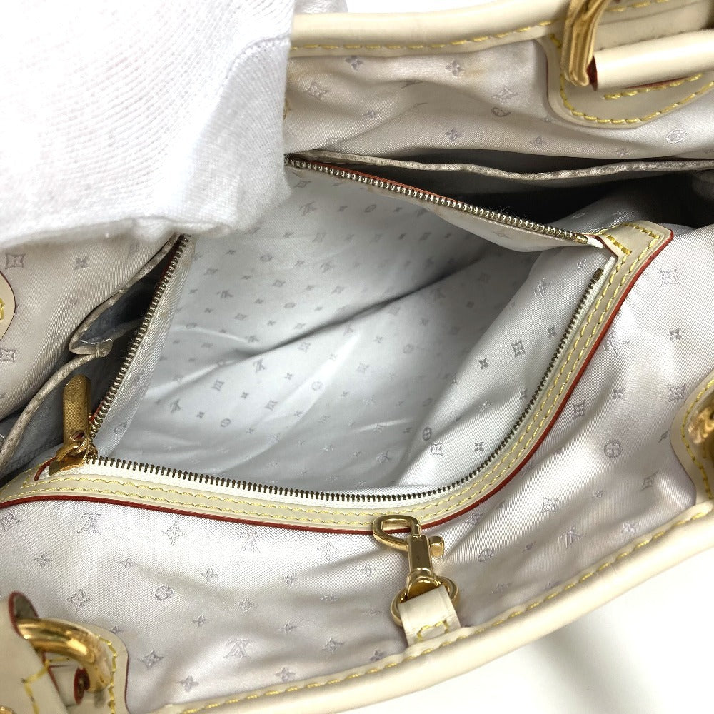 LOUIS VUITTON Tote Bag M95651 Suhari leather white Suhari Majesty