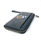 LOUIS VUITTON Long Wallet Purse M80994  Monogram Eclipse Canvas black Monogram Eclipse Zippy Dragonne mens Used Authentic