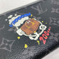 LOUIS VUITTON Long Wallet Purse M80994  Monogram Eclipse Canvas black Monogram Eclipse Zippy Dragonne mens Used Authentic