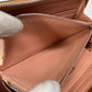 LOUIS VUITTON Long Wallet Purse M64605 leather pink Monogram Celty Masters Collection Zippy wallet Women Used Authentic