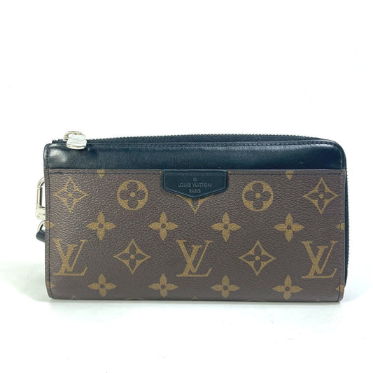 LOUIS VUITTON Long Wallet Purse M69407 Monogram canvas Brown Monogram macacer Zippy Dragonne mens Used Authentic