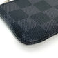 LOUIS VUITTON Coin case N60155 Damier Grafitto Canvas black Damier Grafitte Card Key case Key holder Pochette Cle mens(Unisex) Used Authentic