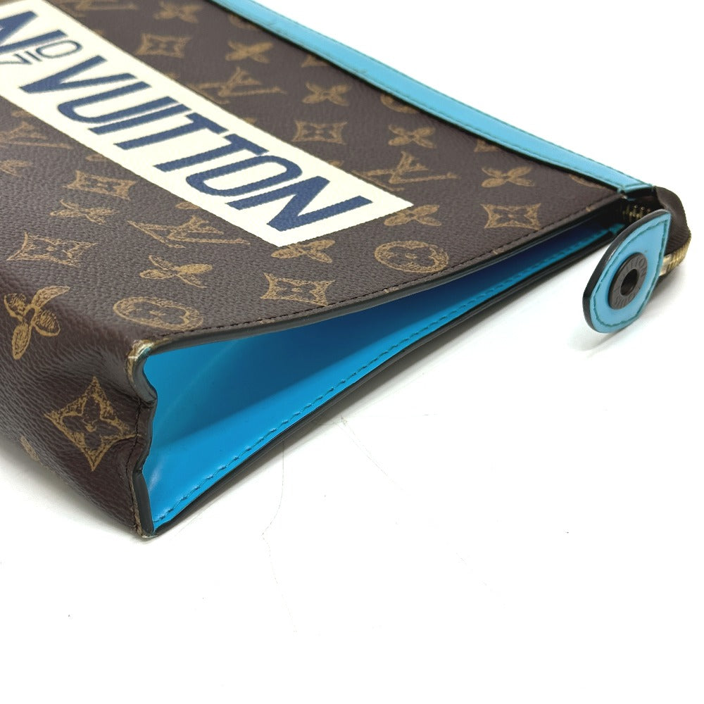 LOUIS VUITTON Clutch bag M81204 Monogram canvas Brown Monogram Pochette Voyage MM mens Used Authentic