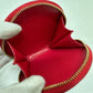 LOUIS VUITTON Coin case M91570 Patent leather Red Monogram Vernis Yayoi Kusama collaboration portomone chapeau dot infinity Women Used Authentic