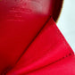 LOUIS VUITTON Coin case M91570 Patent leather Red Monogram Vernis Yayoi Kusama collaboration portomone chapeau dot infinity Women Used Authentic